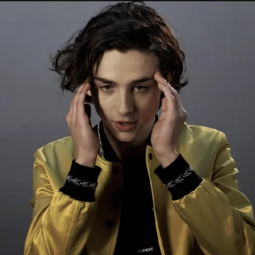 person human face clothing