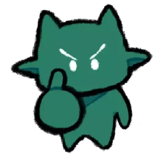 Sticker tiny imp @terrarium04 - 0