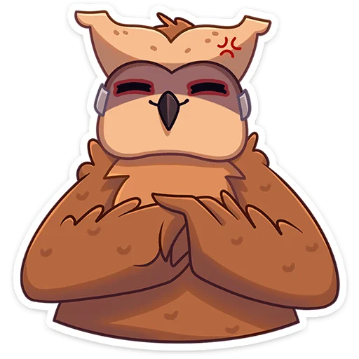 Sticker tinybunny_owl - 1