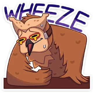 Стикер Совушка Tiny Bunny - @stickers_vk - 3