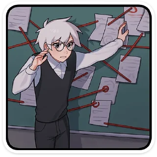 Стикер Антон :: @stickroom - 5