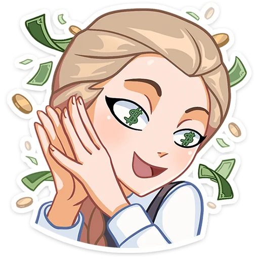 Стикер Катя :: @stickroom - 6