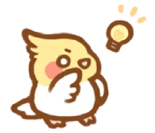 Стикер tiny chickie | @cutestickers4you - 4