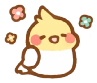 Стикер tiny chickie | @cutestickers4you - 3