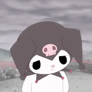 Стикер ⩨ ♡ 🍡 ❛ Kuromi : : @yoongicuteacr ꒷꒦ - 9