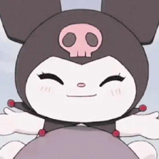 Стикер ⩨ ♡ 🍡 ❛ Kuromi : : @yoongicuteacr ꒷꒦ - 0