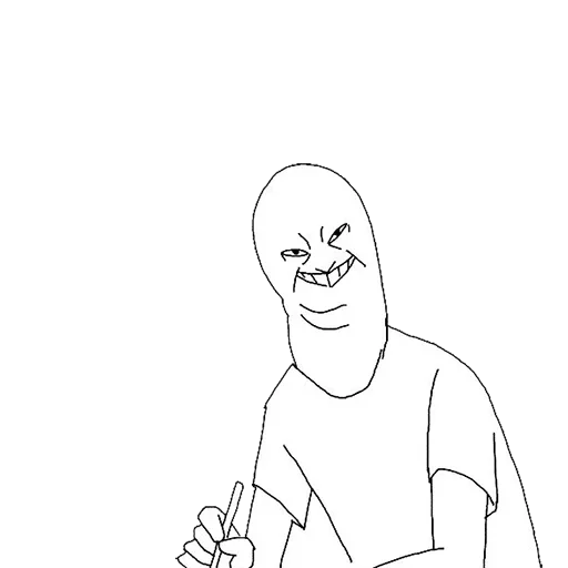 sketch drawing human face