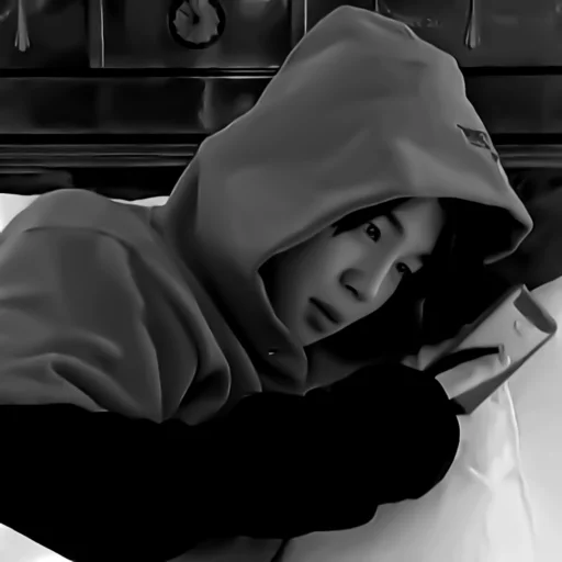 black and white human face person