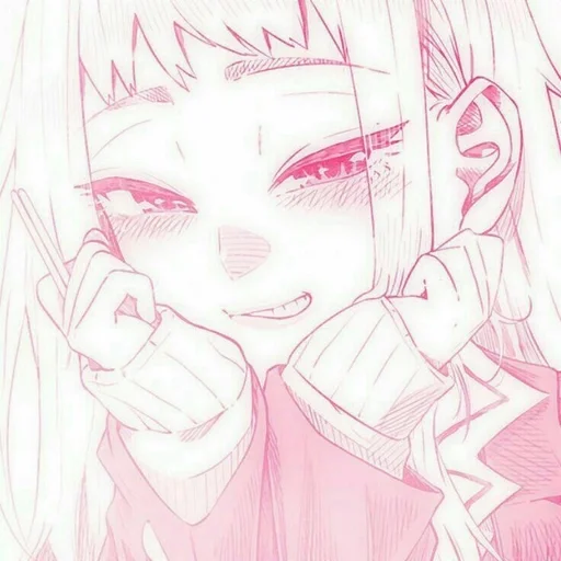 эскиз иллюстрация аниме