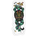 Sticker Teenage mutant ninja turtles - 4