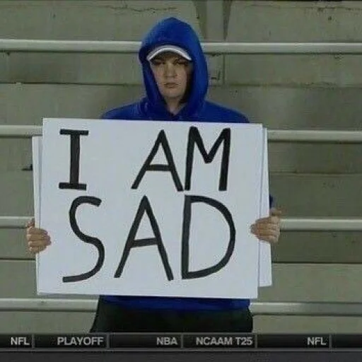 text human face sign