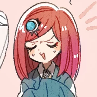 Sticker бесплатная ронпа - 6