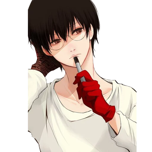 anime cartoon human face