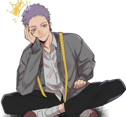 clothing anime human face