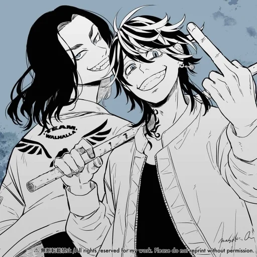 anime illustration sketch