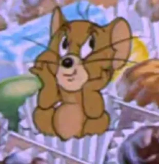 Sticker Tom & Jerry - 0