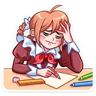 Sticker Томочка @anime4_arts - 2