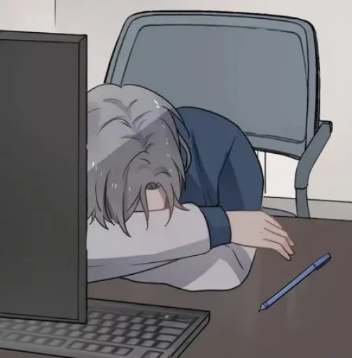 computer cartoon sketch