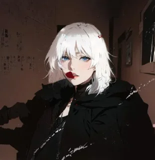 Стикер 🕊 Нейросеть @anime_2dbot - 7