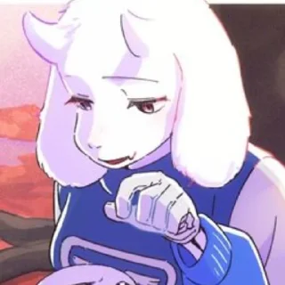 Стикер ᴛᴏʀɪᴇʟ ᴅʀᴇᴇᴍᴜʀʀ  ꒰ @stickers_undertale ꒱ - 9