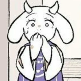 Стикер ᴛᴏʀɪᴇʟ ᴅʀᴇᴇᴍᴜʀʀ  ꒰ @stickers_undertale ꒱ - 7