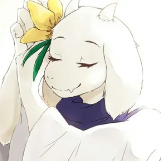 Стикер ᴛᴏʀɪᴇʟ ᴅʀᴇᴇᴍᴜʀʀ  ꒰ @stickers_undertale ꒱ - 6