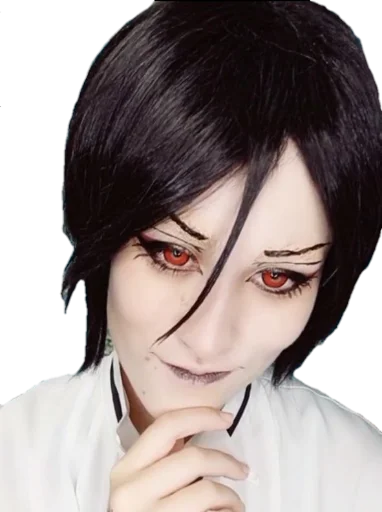 person human face bangs