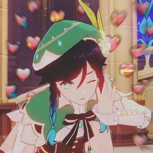 cartoon anime human face