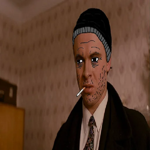 человеческое лицо одежда стена