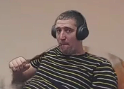 человеческое лицо Человек наушники