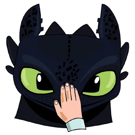 Стикер Как Приручить Дракона : @artskrin - 8