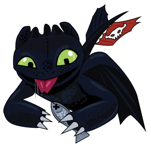 Стикер Как Приручить Дракона : @artskrin - 7