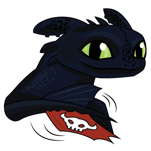 Стикер Как Приручить Дракона : @artskrin - 6