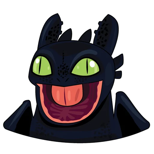 Стикер Как Приручить Дракона : @artskrin - 4