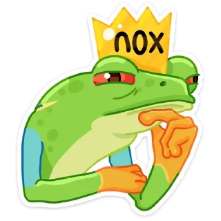 Стикер Квакша :: @stickroom - 1