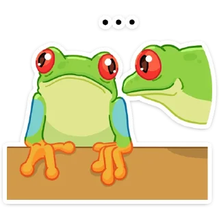 Стикер Квакша :: @stickroom - 6