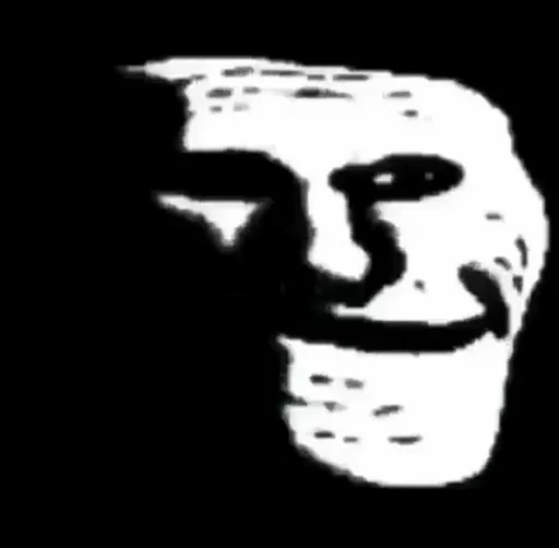 Troll Face - эскиз