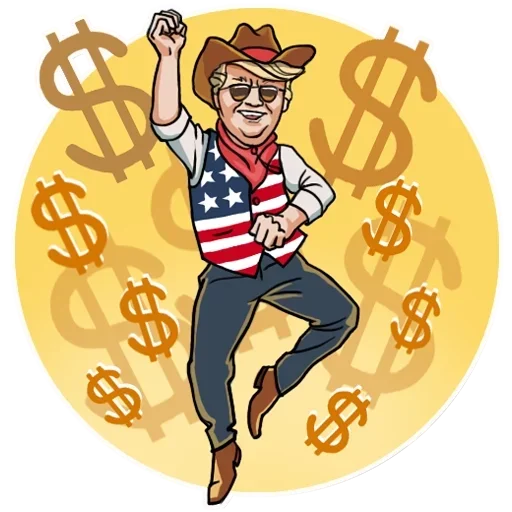 Sticker Glory to Trump and the US by @fStikBot - 1