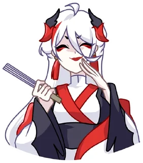 Sticker Цуру без надписей от @stickers_vk - 8