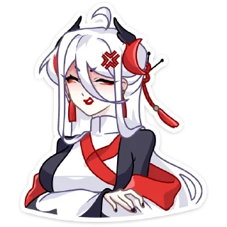 Sticker Цуру без надписей от @stickers_vk - 3