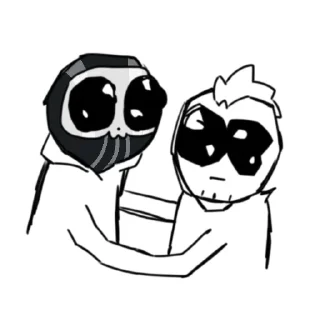 Sticker челы какие-то @qsr000blinklas - 0