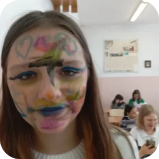 Sticker тулканчик - 9