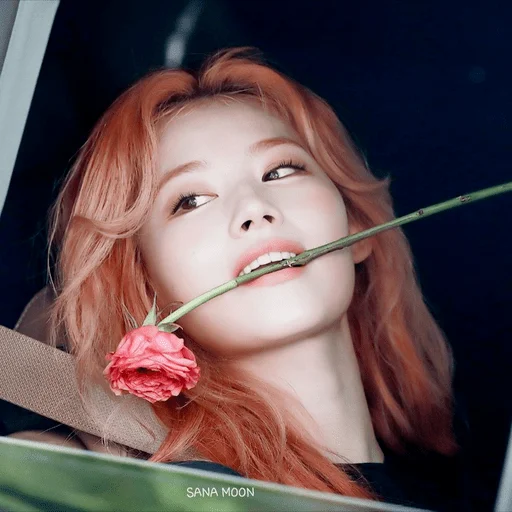 flower human face person