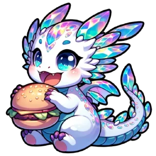 Стикер Дракоша Твинкл @anyavate - 11