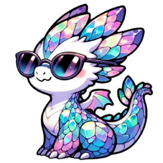 Стикер Дракоша Твинкл @anyavate - 6