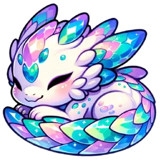 Стикер Дракоша Твинкл @anyavate - 10