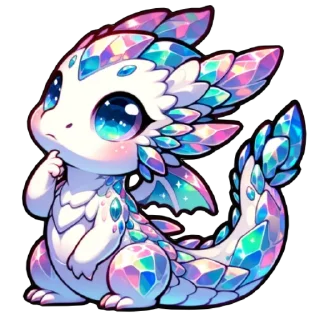 Стикер Дракоша Твинкл @anyavate - 9