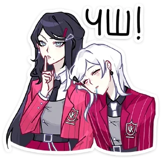 Sticker Близняшки Ви и Кейт  @TgSticker - 11