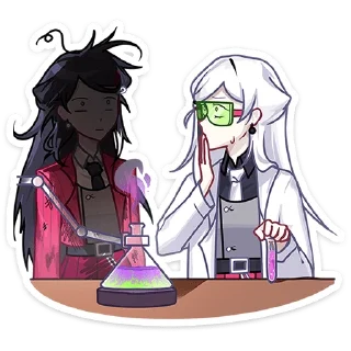 Sticker Близняшки Ви и Кейт  @TgSticker - 9