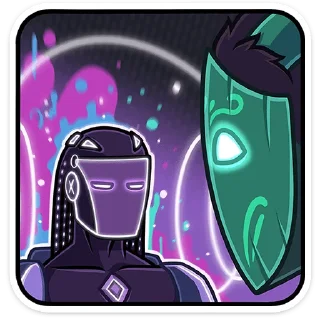 Стикер Две силы AXE @stickers_vk - 1